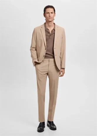 Spodnie garniturowe Paris o dopasowanym kroju Spodnie garniturowe Paris o dopasowanym kroju