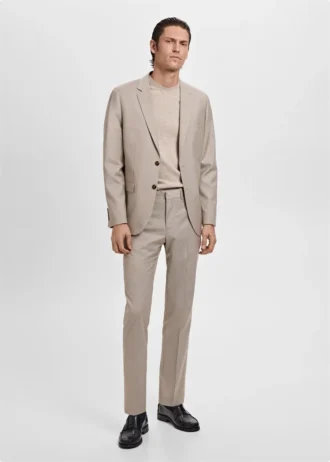 Spodnie garniturowe Paris o dopasowanym kroju Spodnie garniturowe Paris o dopasowanym kroju