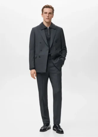 Spodnie garniturowe Turin 100% wełna dziewicza Spodnie garniturowe Turin 100% wełna dziewicza