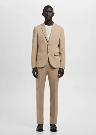 Spodnie garniturowe z elastycznego materiału o bardzo wąskim kroju Spodnie garniturowe z elastycznego materiału o bardzo wąskim kroju