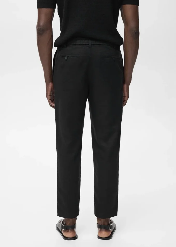 Spodnie o dopasowanym kroju z sznurkiem Spodnie o dopasowanym kroju z sznurkiem