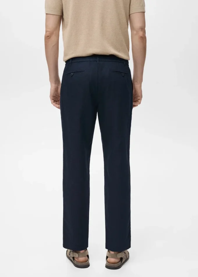 Spodnie o dopasowanym kroju z sznurkiem Spodnie o dopasowanym kroju z sznurkiem