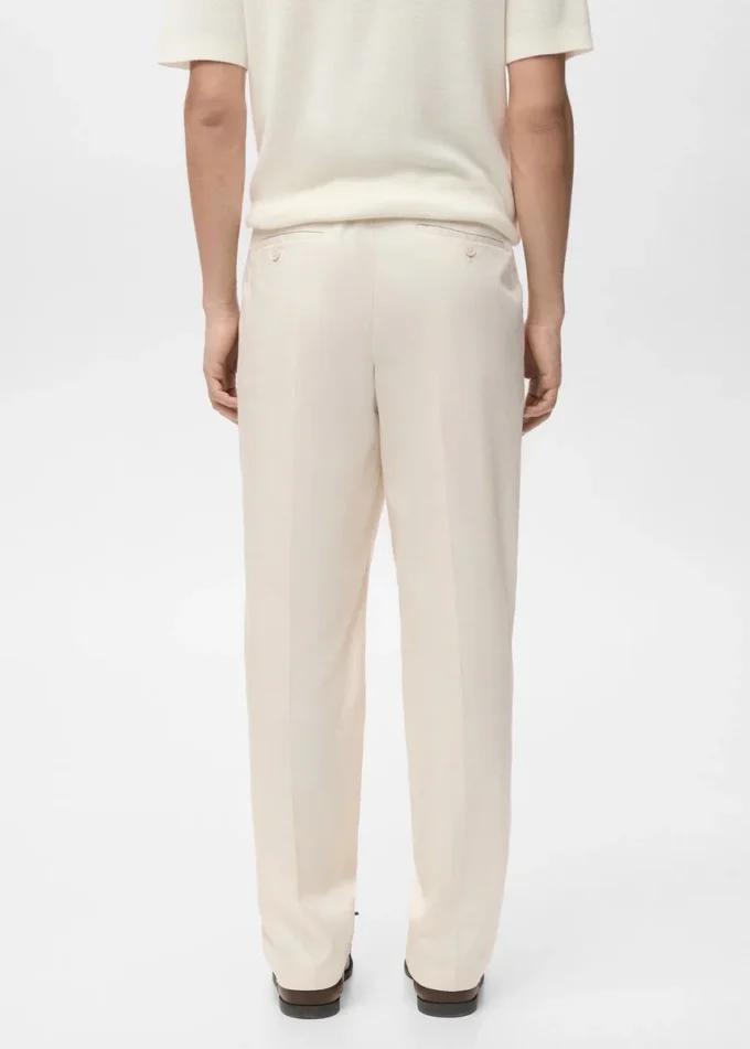 Spodnie o regularnym kroju z plisami Spodnie o regularnym kroju z plisami