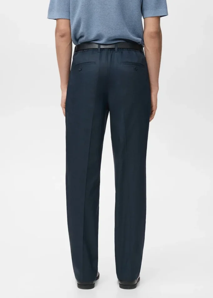 Spodnie o regularnym kroju z plisami Spodnie o regularnym kroju z plisami