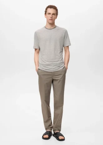 Spodnie slim fit 100% bawełna