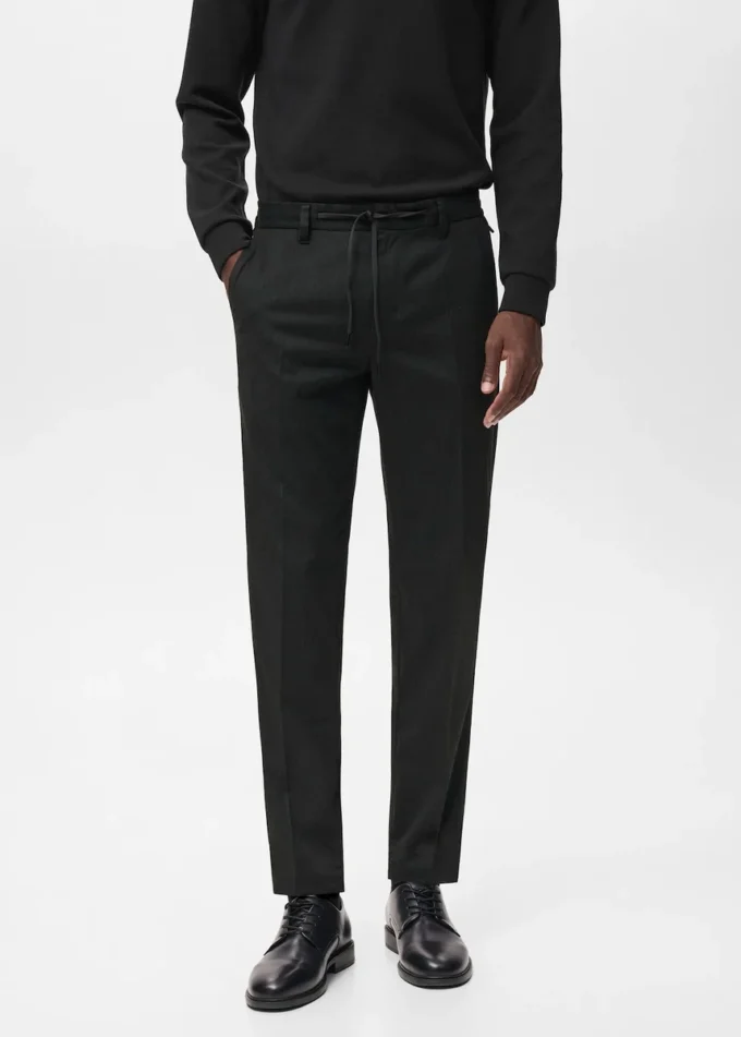 Spodnie slim fit z flaneli Thermolite® Spodnie slim fit z flaneli Thermolite®