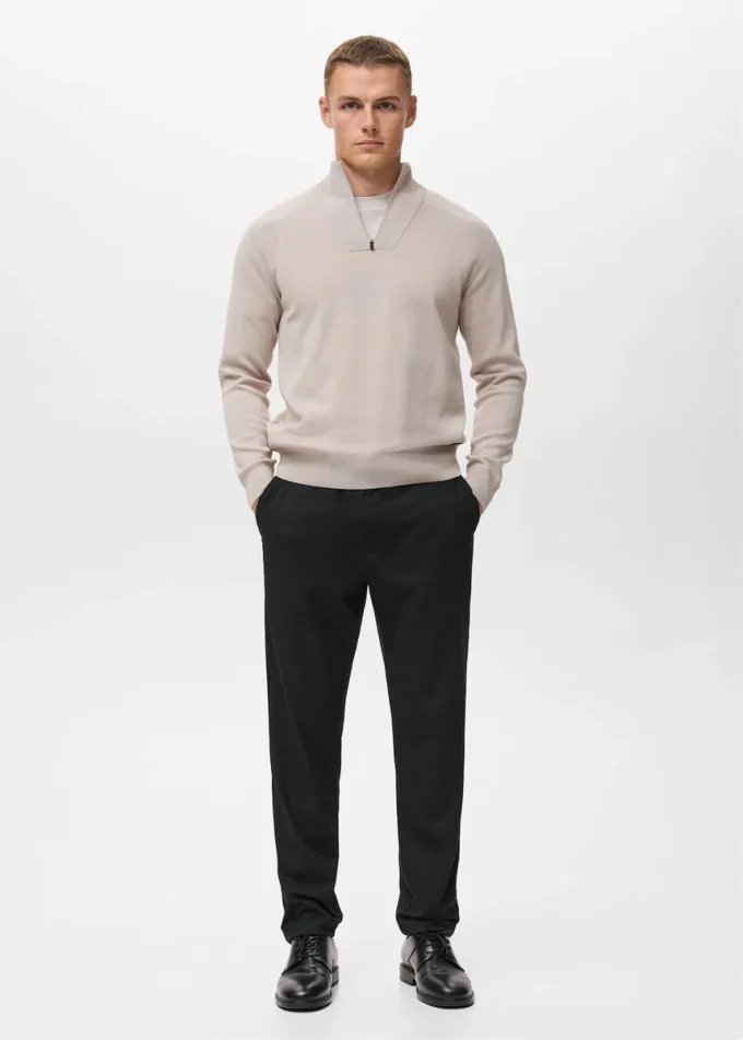 Spodnie slim fit z flaneli Thermolite® Spodnie slim fit z flaneli Thermolite®