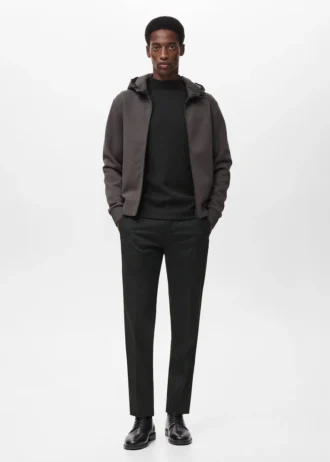 Spodnie slim fit z flaneli Thermolite®