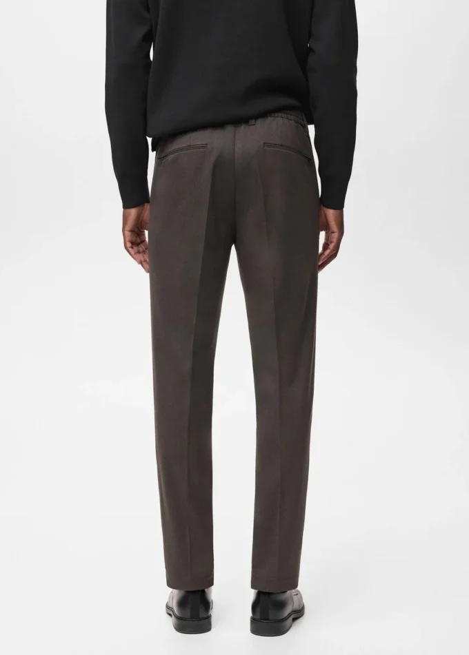 Spodnie slim fit z flaneli Thermolite® Spodnie slim fit z flaneli Thermolite®