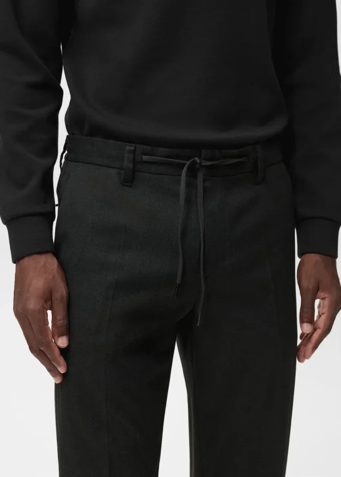 Spodnie slim fit z flaneli Thermolite® Spodnie slim fit z flaneli Thermolite®