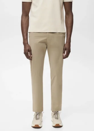 Spodnie slim fit z powłoką hydrofobową