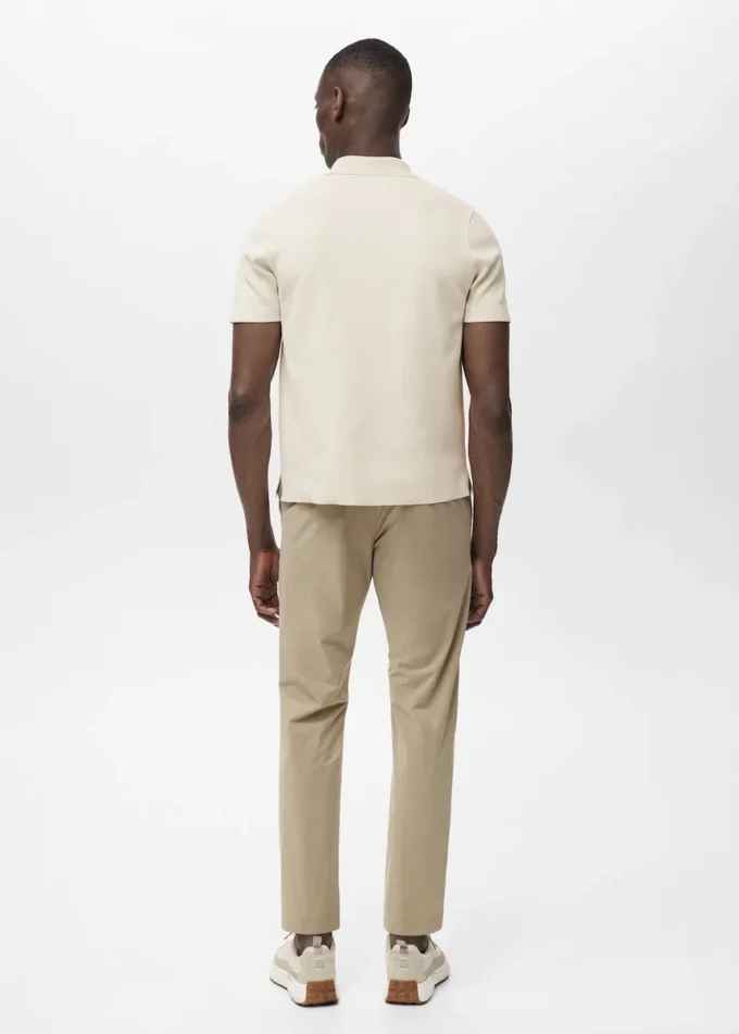 Spodnie slim fit z powłoką hydrofobową Spodnie slim fit z powłoką hydrofobową