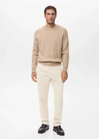 Spodnie slim fit z sztruksu Spodnie slim fit z sztruksu