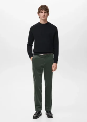 Spodnie slim fit z sztruksu Spodnie slim fit z sztruksu