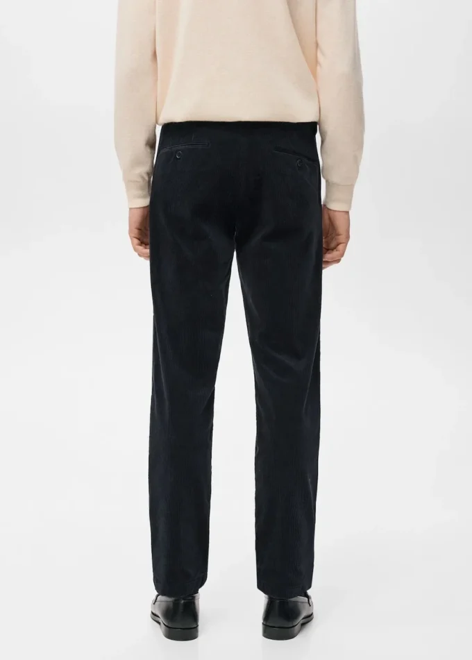 Spodnie slim fit z sztruksu Spodnie slim fit z sztruksu