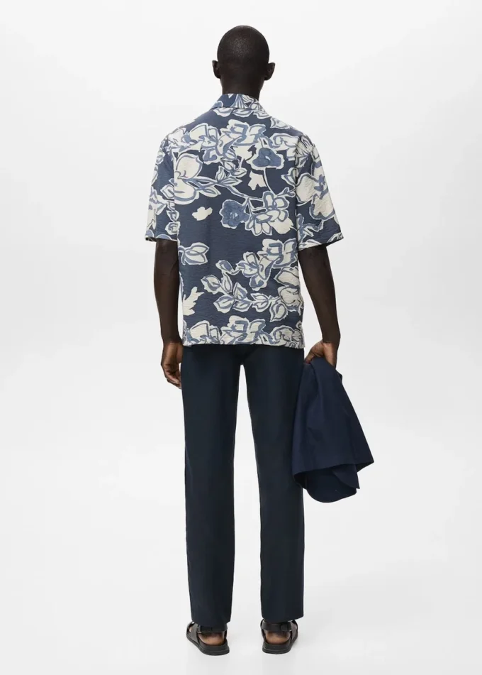 Spodnie slim fit ze 100% lnu Spodnie slim fit ze 100% lnu