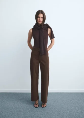 Spodnie typu culotte Catherin z wysokim stanem Spodnie typu culotte Catherin z wysokim stanem