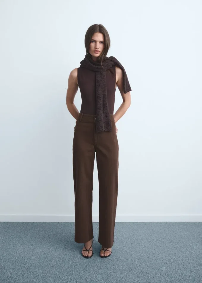 Spodnie typu culotte Catherin z wysokim stanem Spodnie typu culotte Catherin z wysokim stanem