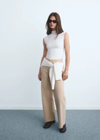 Spodnie typu culotte Catherin z wysokim stanem Spodnie typu culotte Catherin z wysokim stanem