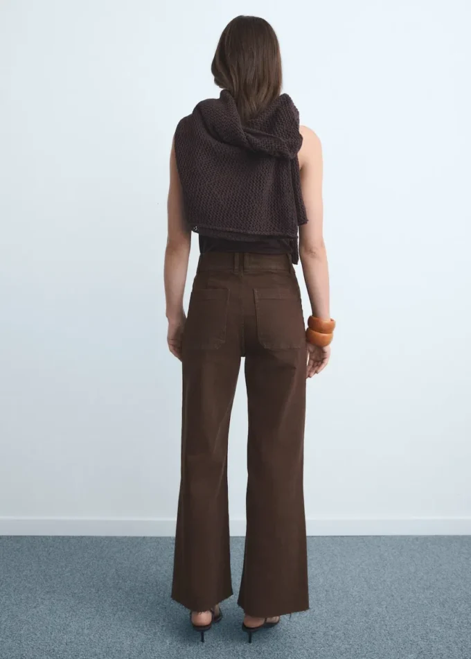 Spodnie typu culotte Catherin z wysokim stanem Spodnie typu culotte Catherin z wysokim stanem