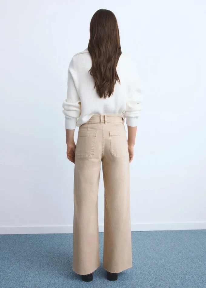 Spodnie typu culotte Catherin z wysokim stanem Spodnie typu culotte Catherin z wysokim stanem