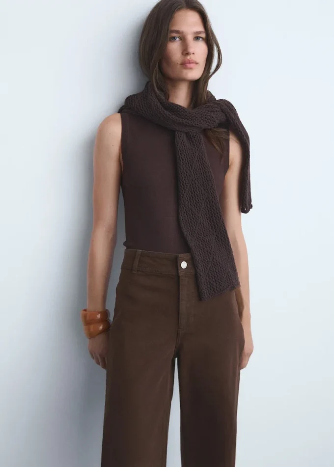 Spodnie typu culotte Catherin z wysokim stanem Spodnie typu culotte Catherin z wysokim stanem