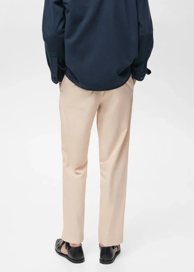 Spodnie z bawełny popelinowej Spodnie z bawełny popelinowej