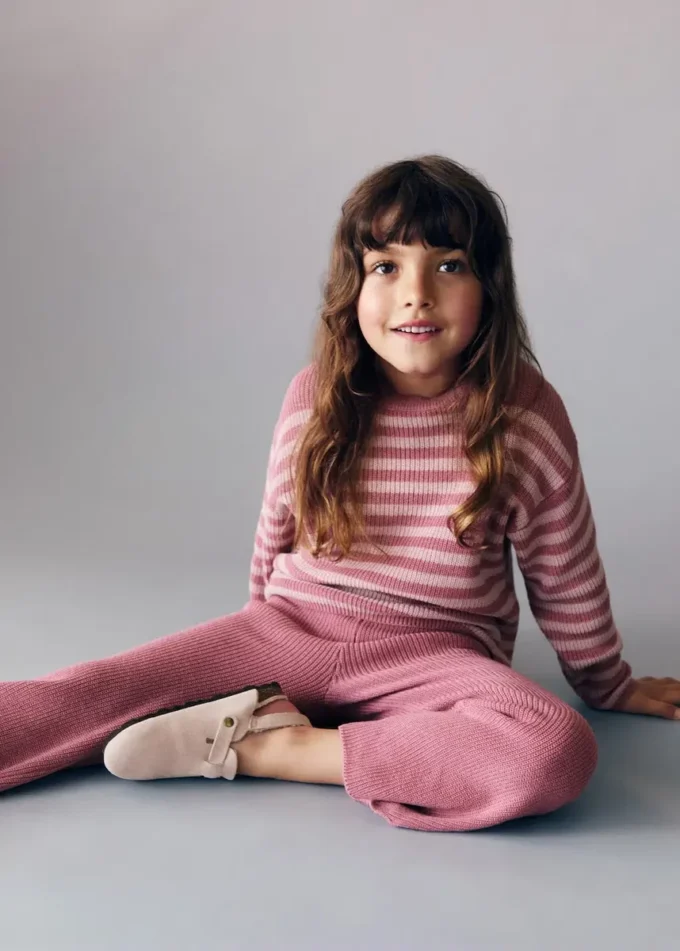 Spodnie z dzianiny bawełnianej Spodnie z dzianiny bawełnianej