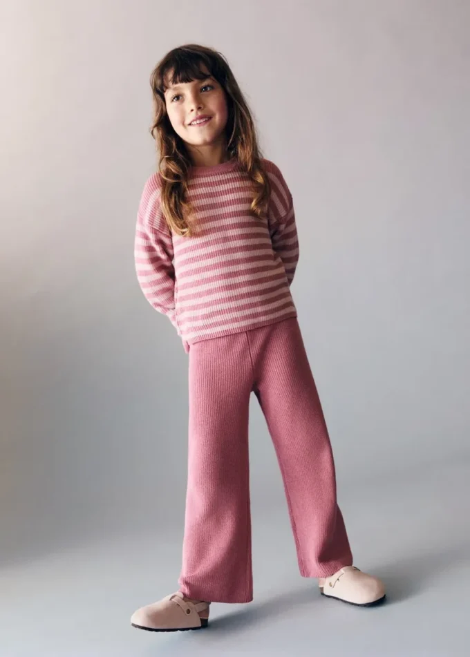 Spodnie z dzianiny bawełnianej Spodnie z dzianiny bawełnianej