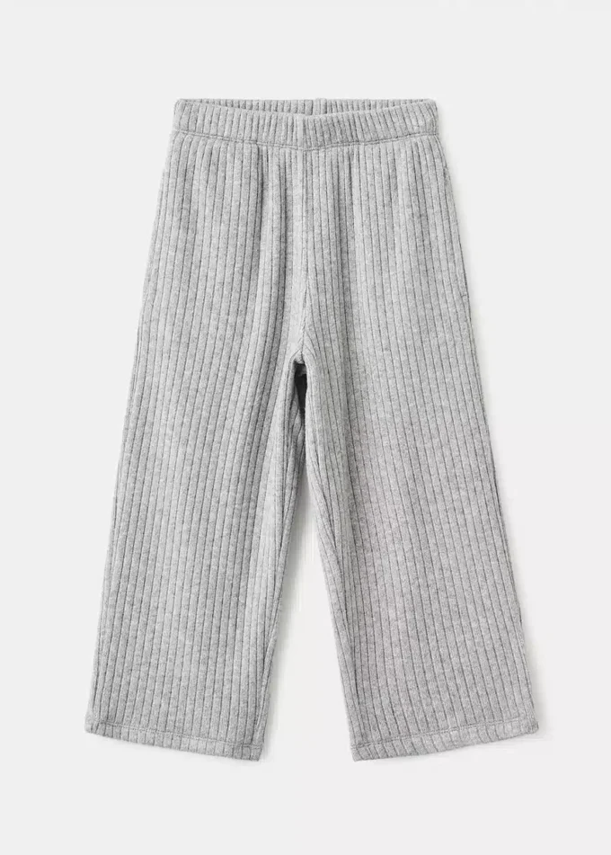 Spodnie z prążkowanej dzianiny Spodnie z prążkowanej dzianiny