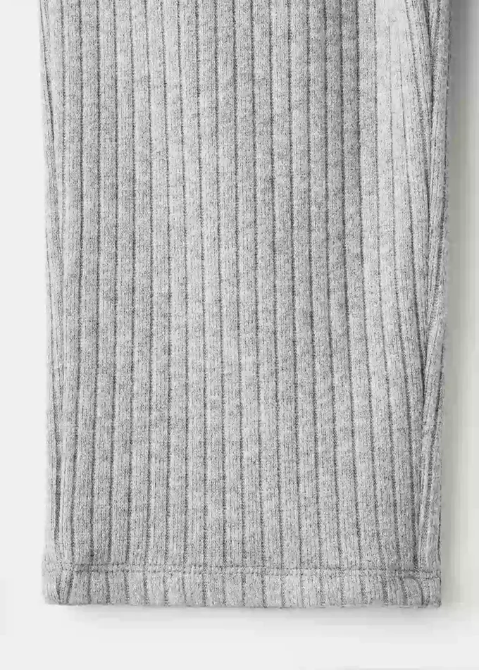 Spodnie z prążkowanej dzianiny Spodnie z prążkowanej dzianiny