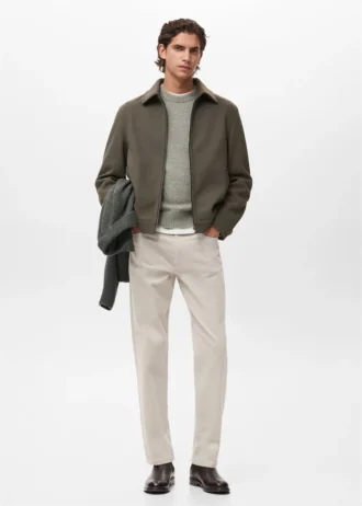 Spodnie z sztruksu o regularnym kroju Spodnie z sztruksu o regularnym kroju