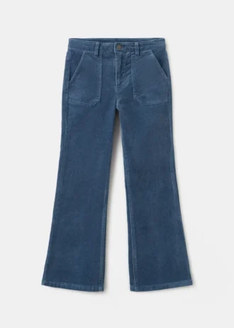 Spodnie z sztucznego aksamitu