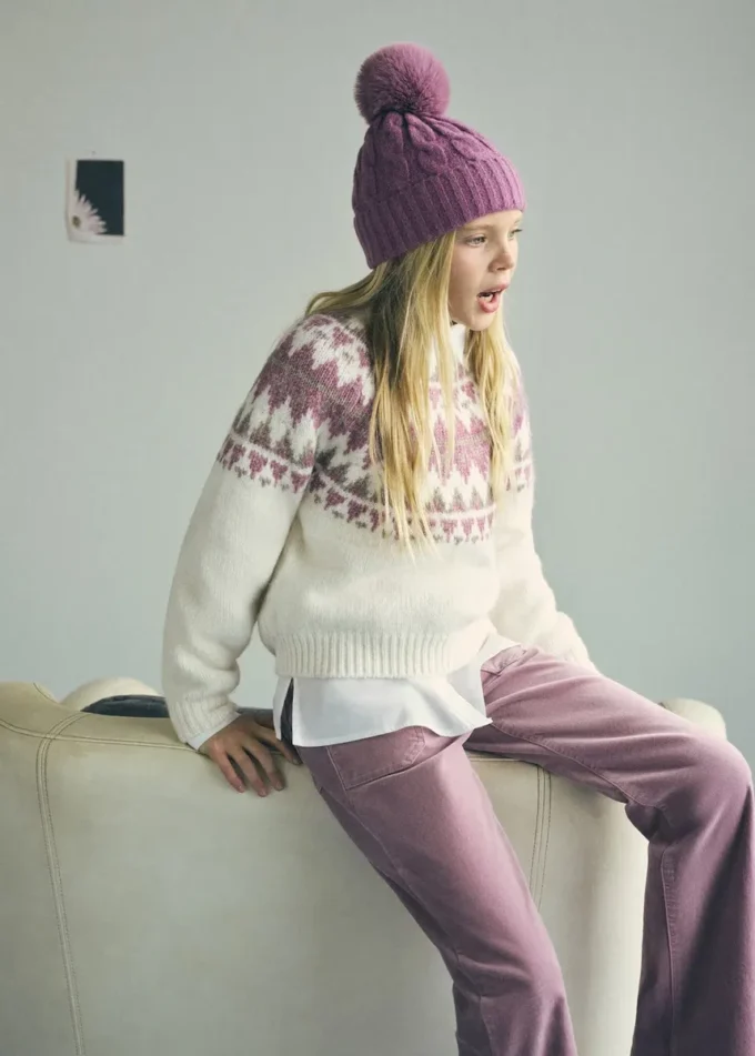 Spodnie z sztucznego aksamitu