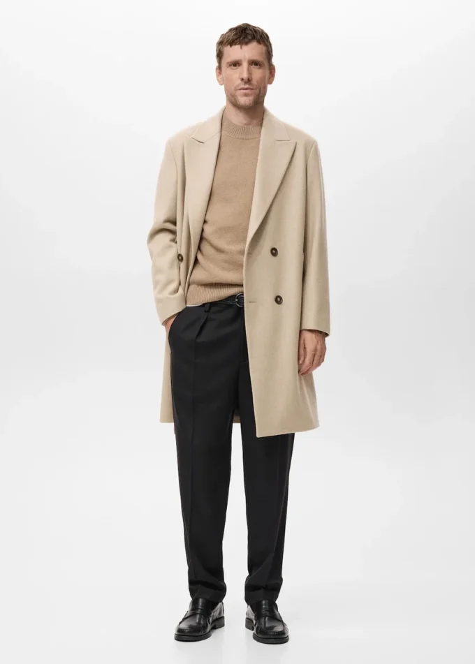 Spodnie z zakładkami o regularnym kroju Spodnie z zakładkami o regularnym kroju