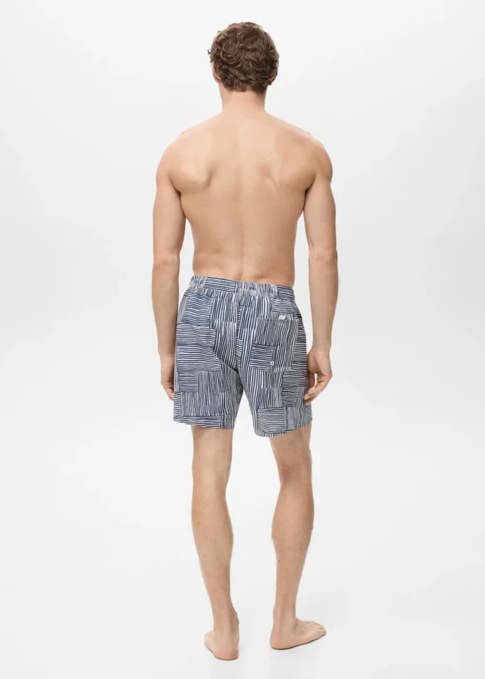 Strój kąpielowy w wielokolorowe paski Strój kąpielowy w wielokolorowe paski