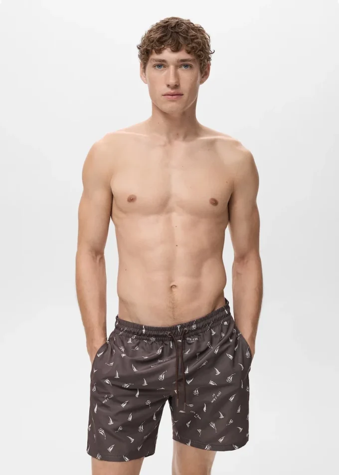 Strój kąpielowy z nadrukiem żaglówki Strój kąpielowy z nadrukiem żaglówki