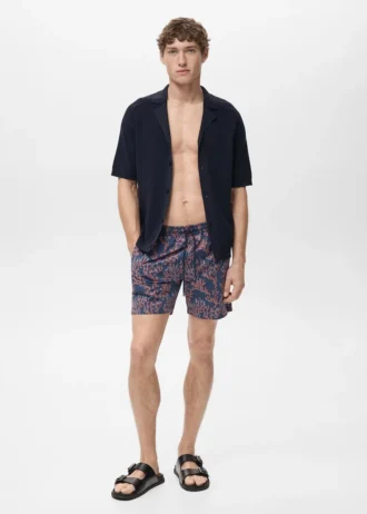 Strój kąpielowy z nadrukiem koralowców