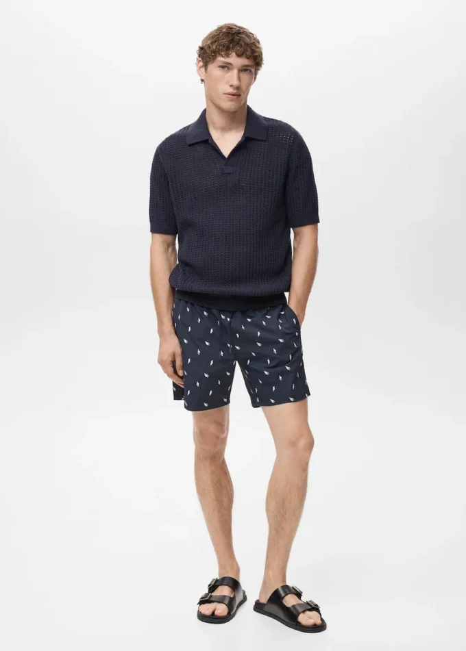 Strój kąpielowy z nadrukiem muszelek Strój kąpielowy z nadrukiem muszelek