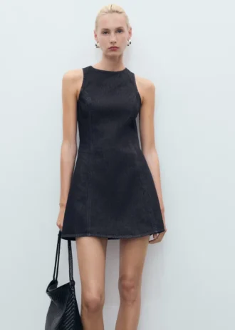 Sukienka dżinsowa o kroju litery A Sukienka dżinsowa o kroju litery A