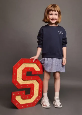 Sukienka dresowa w kwiatowy wzór