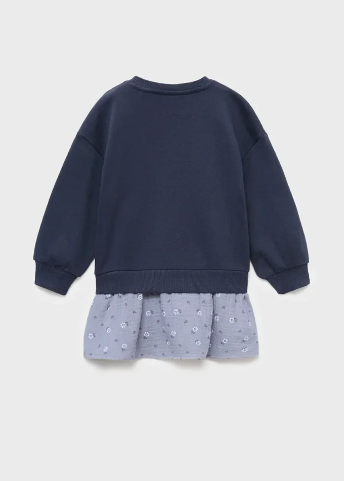 Sukienka dresowa w kwiatowy wzór Sukienka dresowa w kwiatowy wzór