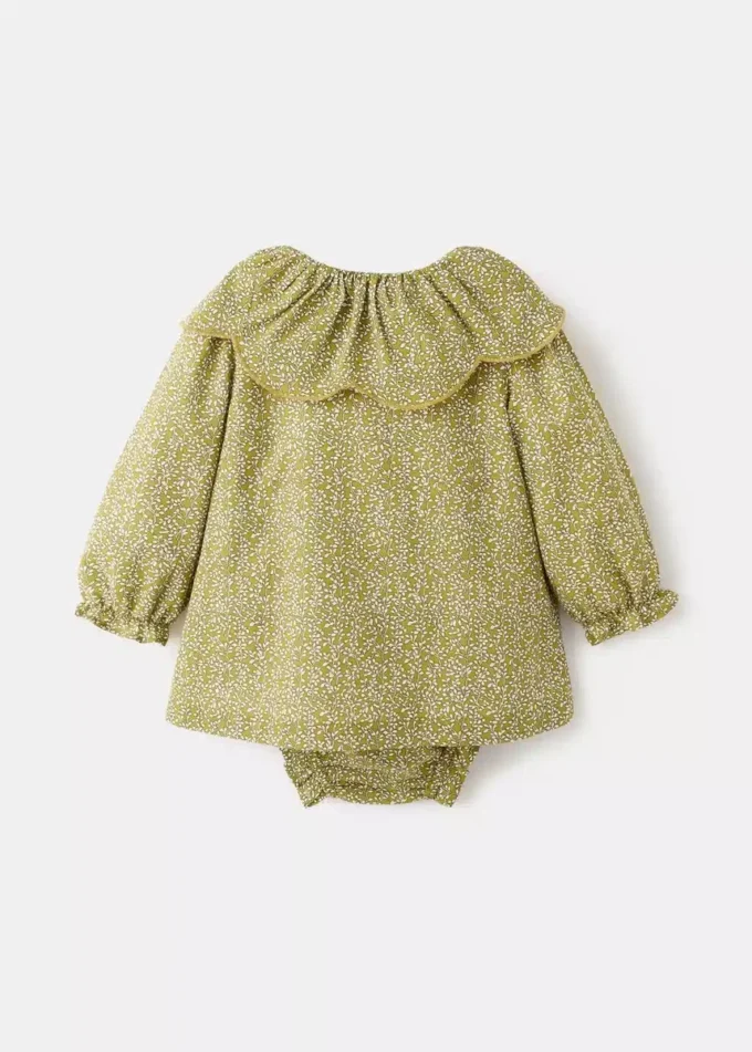 Sukienka i kombinezon z falbankami Sukienka i kombinezon z falbankami