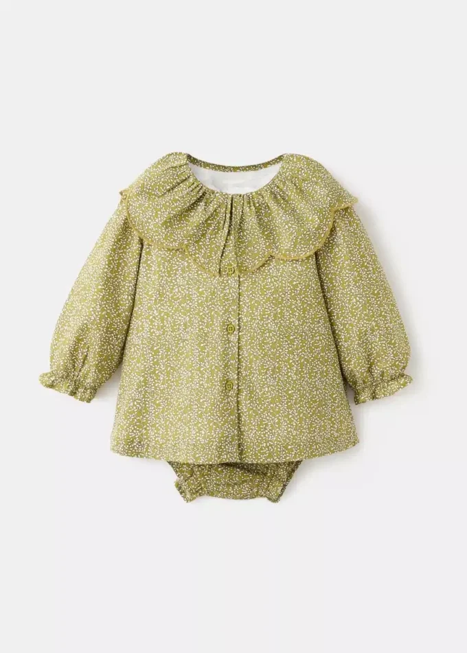 Sukienka i kombinezon z falbankami Sukienka i kombinezon z falbankami