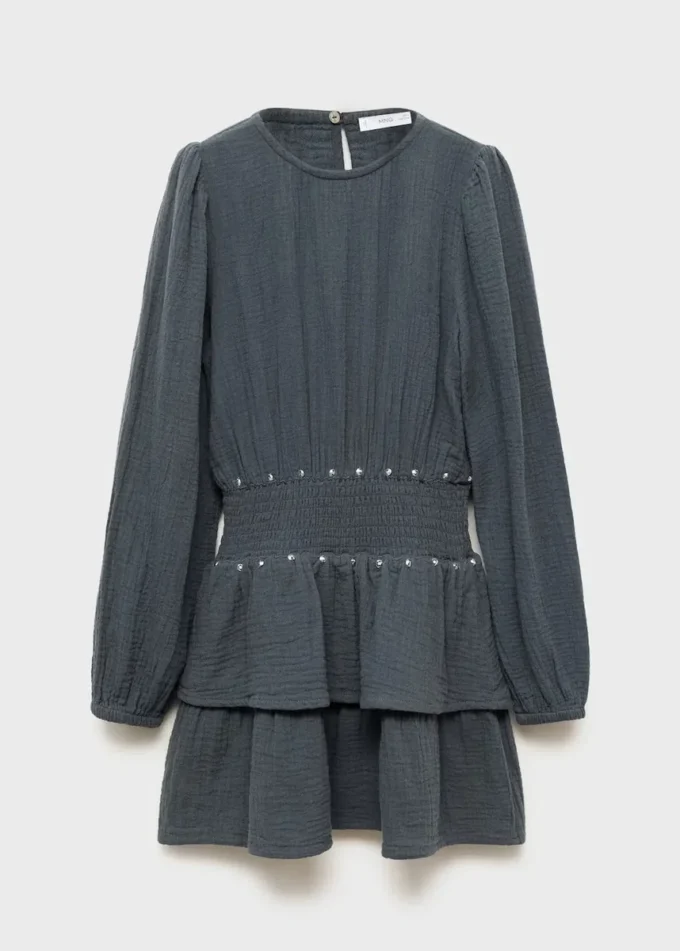 Sukienka z falbanami i cekinami Sukienka z falbanami i cekinami