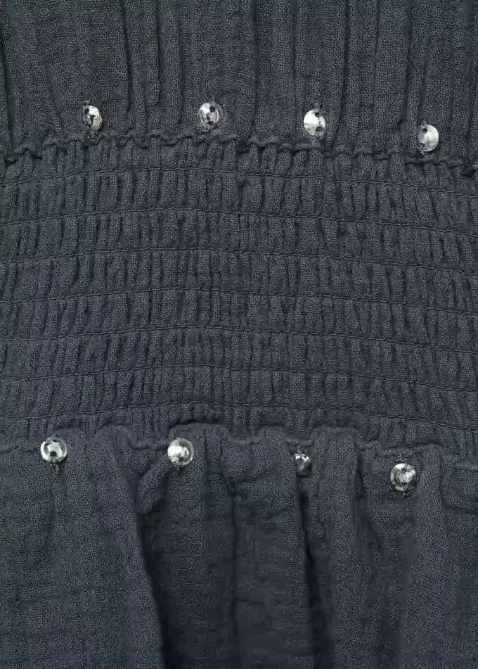 Sukienka z falbanami i cekinami Sukienka z falbanami i cekinami