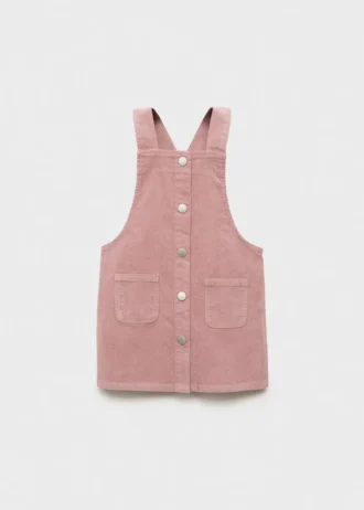 Sukienka z kieszeniami z sztruksu