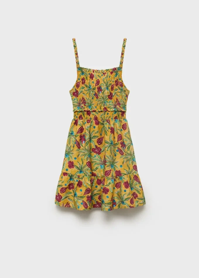 Sukienka z marszczeniami i nadrukiem Sukienka z marszczeniami i nadrukiem