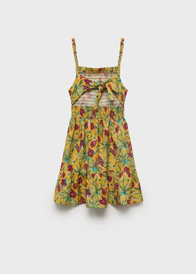 Sukienka z marszczeniami i nadrukiem Sukienka z marszczeniami i nadrukiem