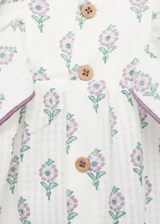 Sukienka z nadrukiem i osłonka na pieluchę